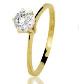 Anel de Noivado 18k Adamas