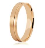 Aliança de Ouro Rosé Jessika Santana F42