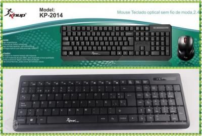TECLADO SEM FIO COM MOUSE - 0038