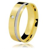 Aliança 18k Wollner Diamond