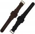 PULSEIRAS EM COURO MAGNO PRETO/MARRON